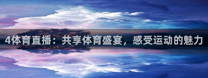 4体育直播：共享体育盛宴，感受运动的魅力