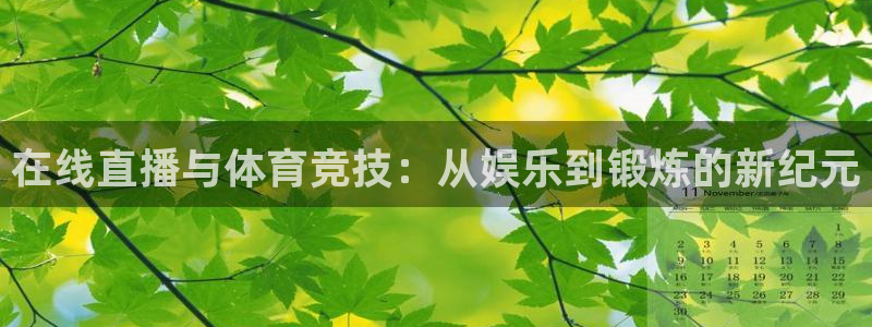 在线直播与体育竞技：从娱乐到锻炼的新纪元