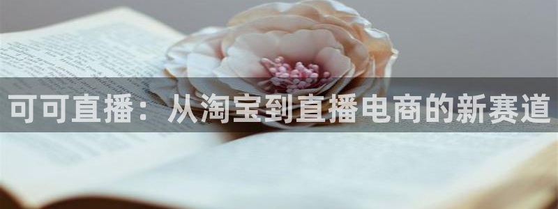 可可直播：从淘宝到直播电商的新赛道